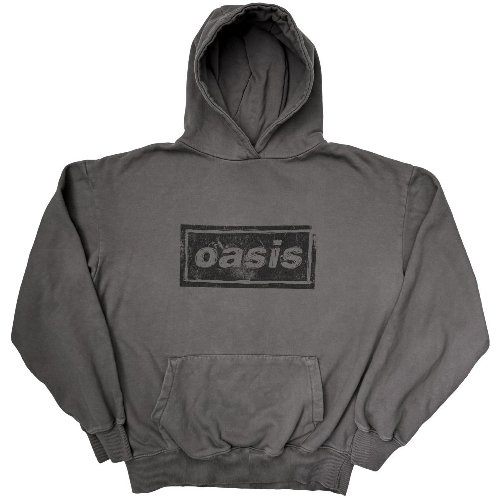 Oasis - Lino Logo Hoodie - Grey